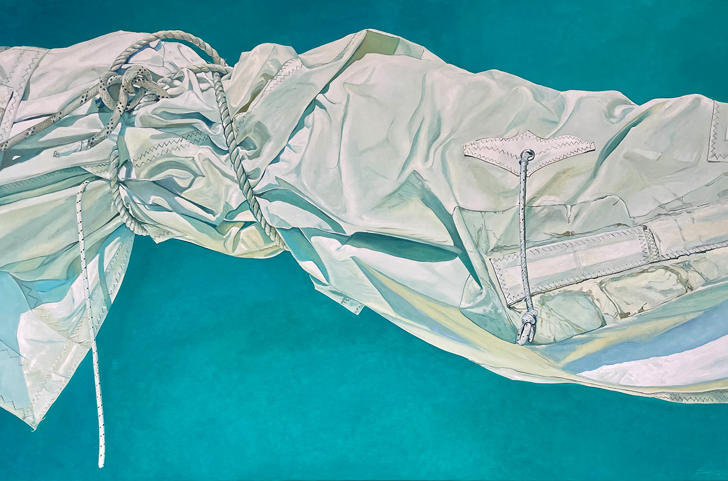 Gemälde Canvas on Canvas IV von Kirsten Serowski