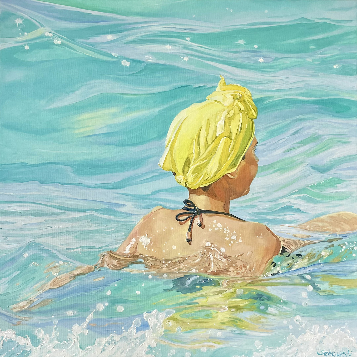 Gemälde Cooling down II von Kirsten Serowski