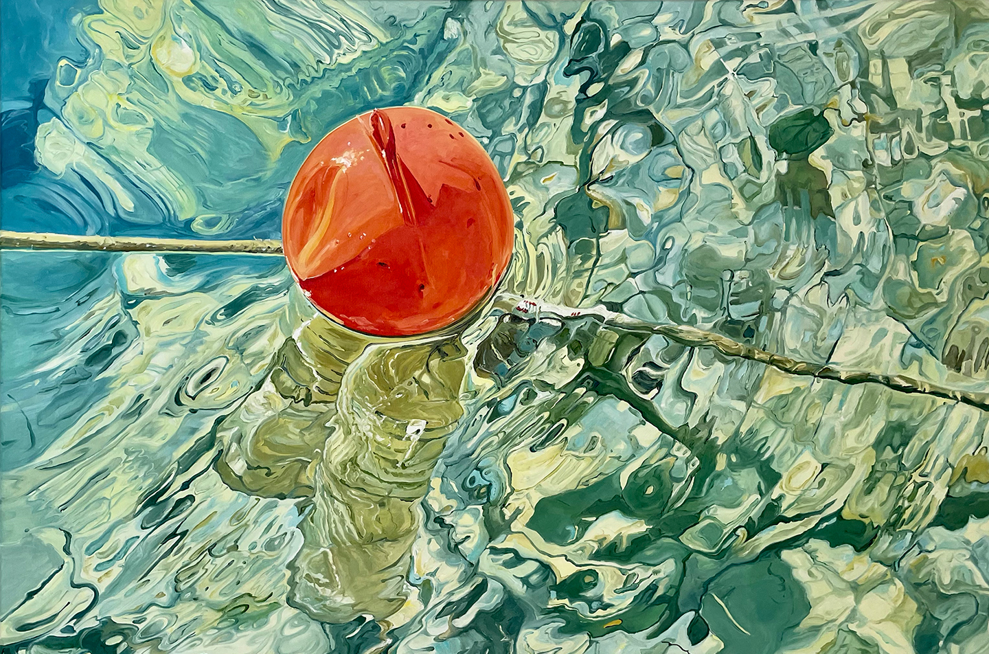 Gemälde Glittering Surface III von Kirsten Serowski